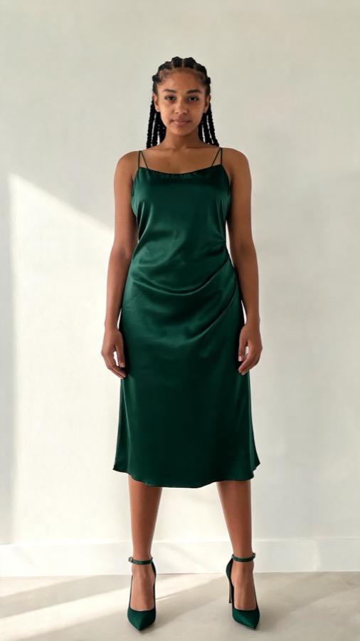The twin wearing the selected piece